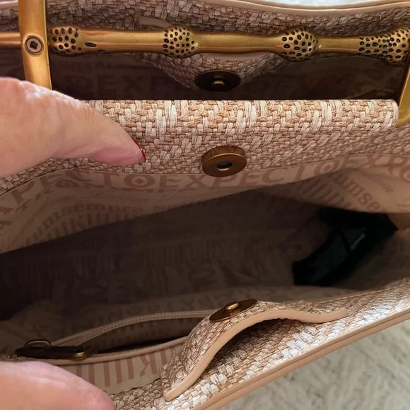 Loungefly Harry Potter Deathly Hallows Elder Wand Raffia Texture - Picture 4 of 5